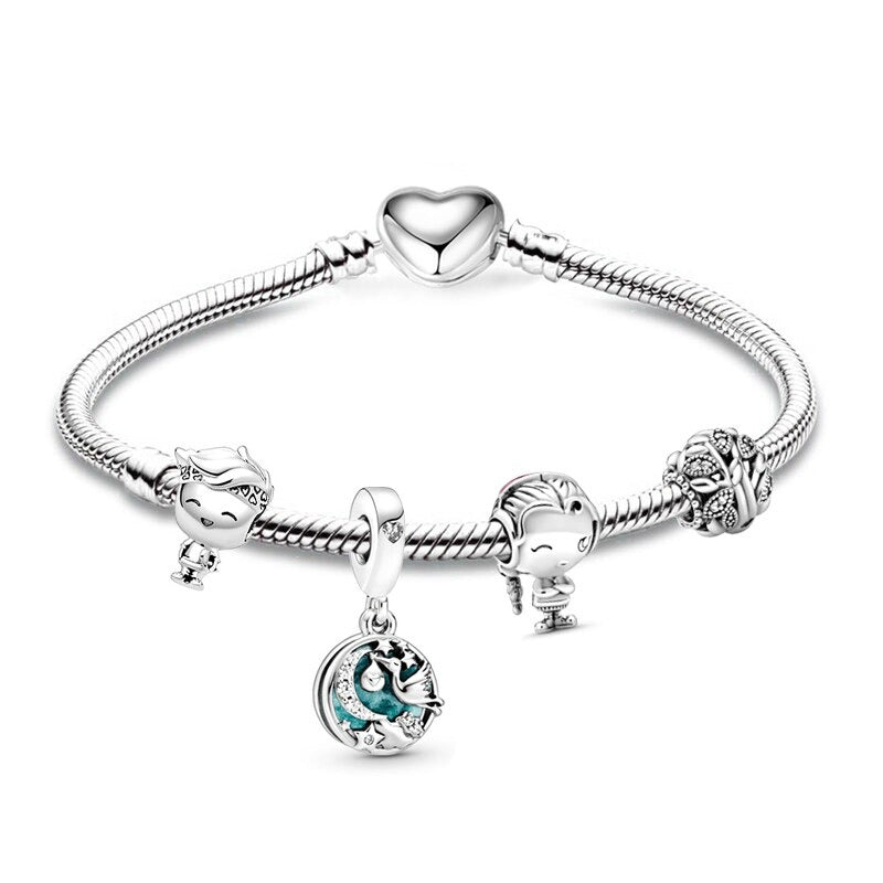 Charm-Armbänder mit Perlen in verschiedenen Stilen