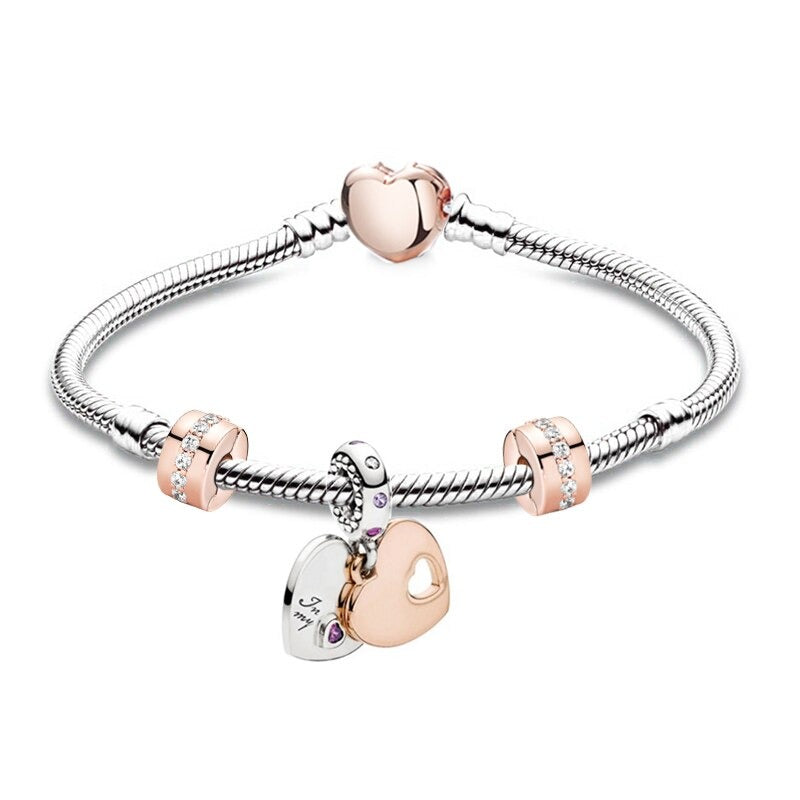 Charm-Armbänder mit Perlen in verschiedenen Stilen