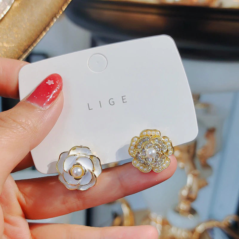 Luxuriöse, modische, lange Ohrringe mit Quaste und Strasssteinen in verschiedenen Stilen