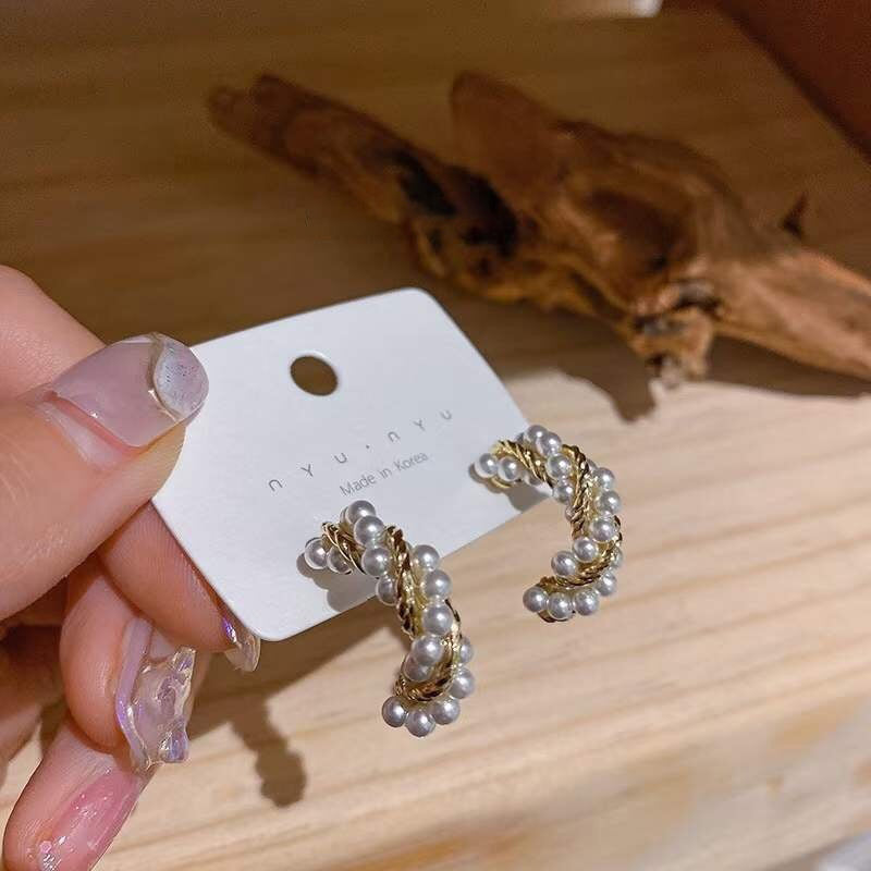 Luxuriöse, modische, lange Ohrringe mit Quaste und Strasssteinen in verschiedenen Stilen