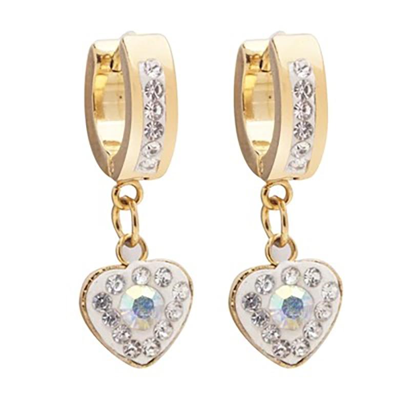 Kleine geometrische Creolen in verschiedenen Stilen