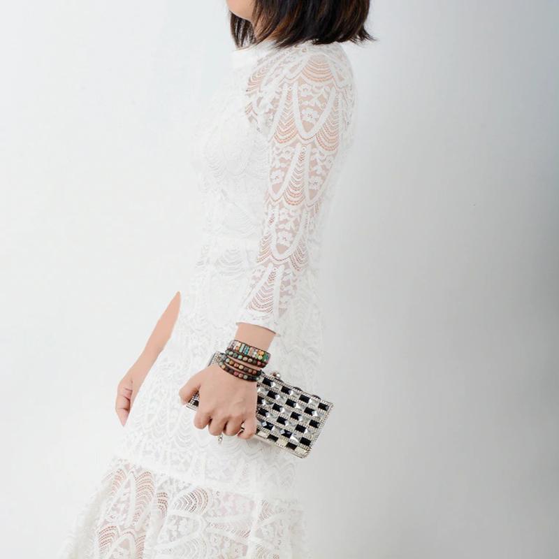 Mehrschichtige böhmische Wickelarmbänder mit Perlen