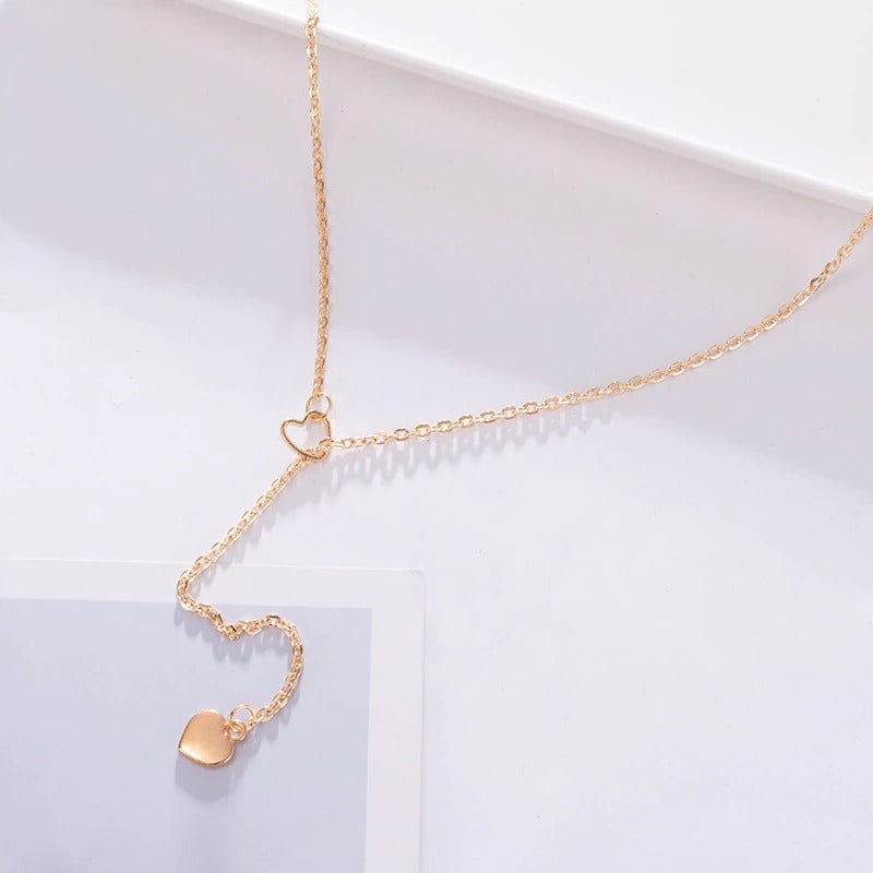 Mehrschichtige Halskette mit Anhängern und Kette im Bohemian-Stil