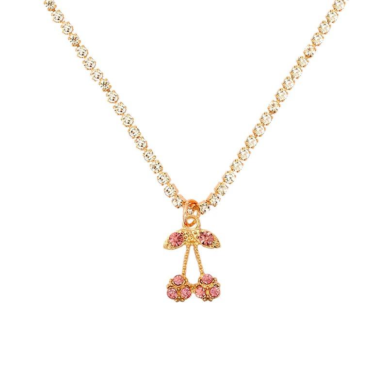 Mehrreihige Halskette mit Drachen-, Kreuz- und Schmetterlingsanhänger