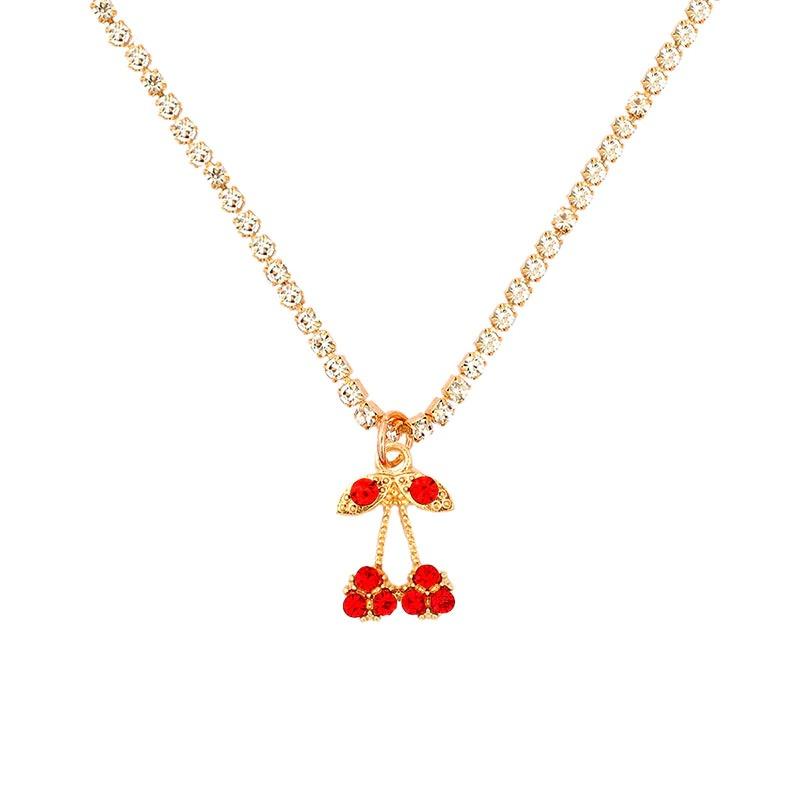 Mehrreihige Halskette mit Drachen-, Kreuz- und Schmetterlingsanhänger