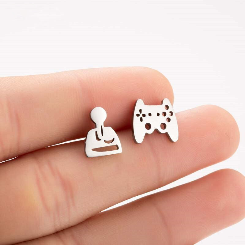 Kollektion Ohrstecker aus Edelstahl in verschiedenen Stilen