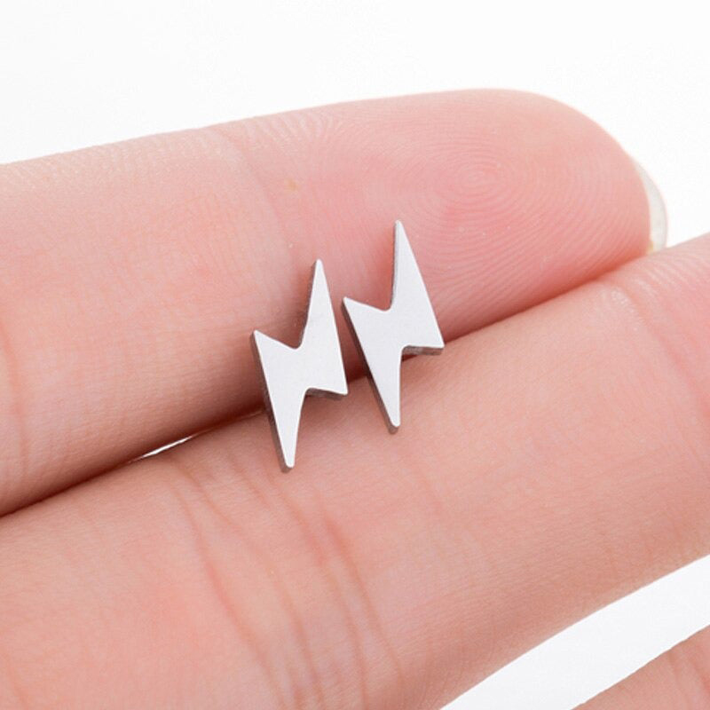 Kollektion Ohrstecker aus Edelstahl in verschiedenen Stilen