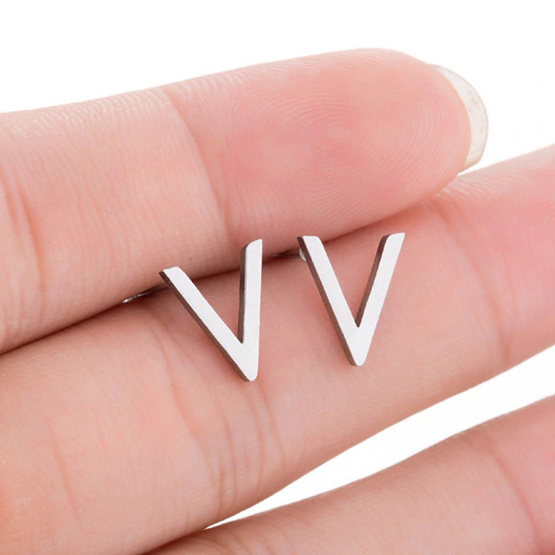 Kollektion Ohrstecker aus Edelstahl in verschiedenen Stilen