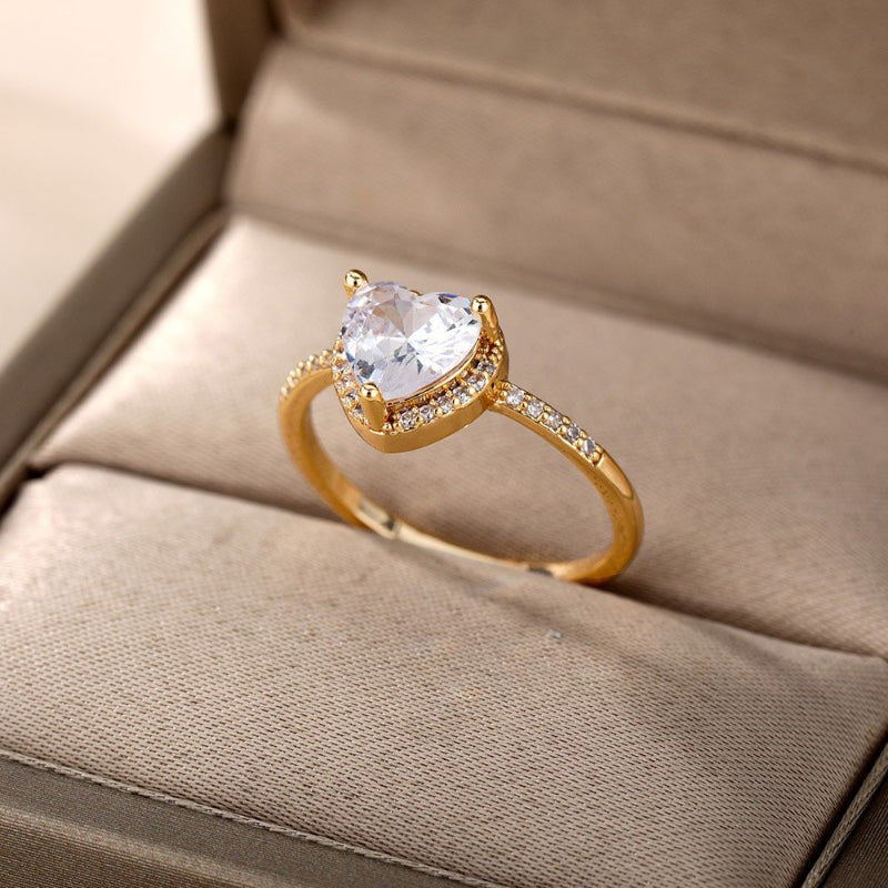 Mythische schimmernde Sonnen- und Blumenringe aus Mondstein