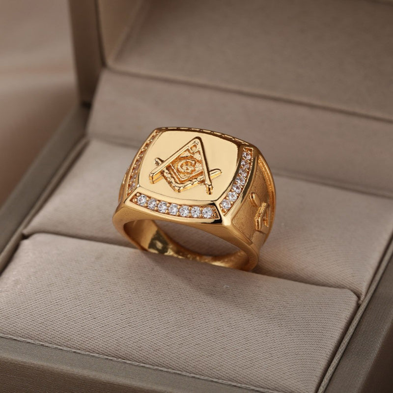 Mythische schimmernde Sonnen- und Blumenringe aus Mondstein