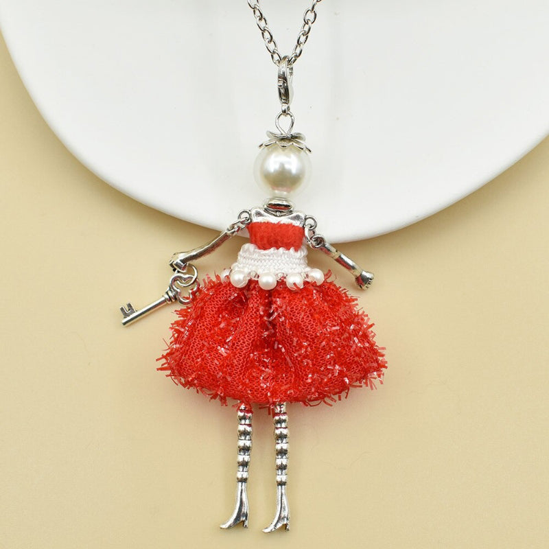 Süße und charmante Fashionista-Halskettenpuppen für Frauen.