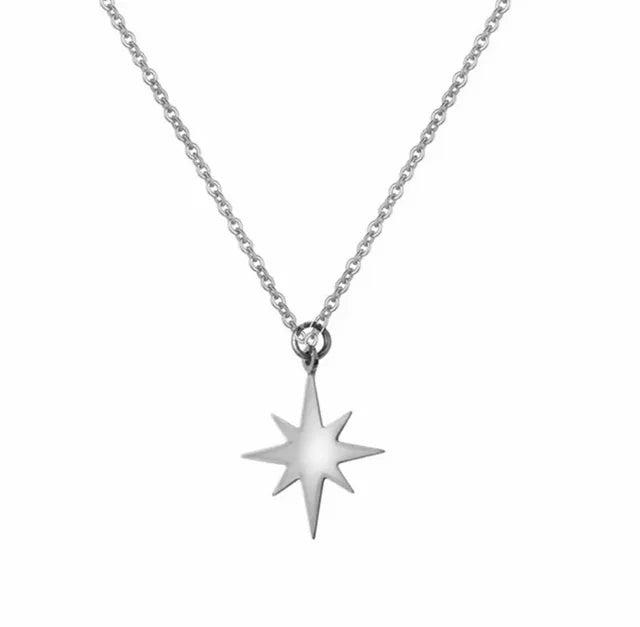 Goldene Halskette mit Sonnenanhänger – Eleganter Sunburst, himmlischer Starburst-Schmuck
