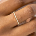Luxuriöses Ringset – Goldpflaster, Marquise-Diamant, maßgeschneiderte Eheringe