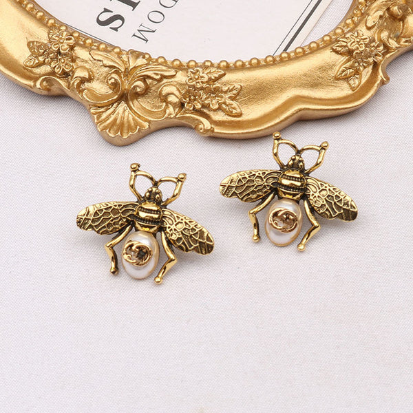 Retro Bienen Ohrstecker