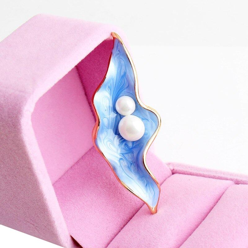 Seesterne und Muscheln Broschennadeln der Ozean-Serie