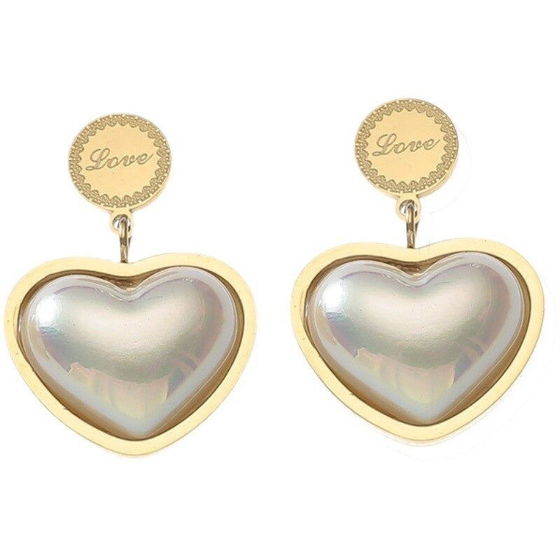 Trendy geometrische Ohrringe aus Edelstahl