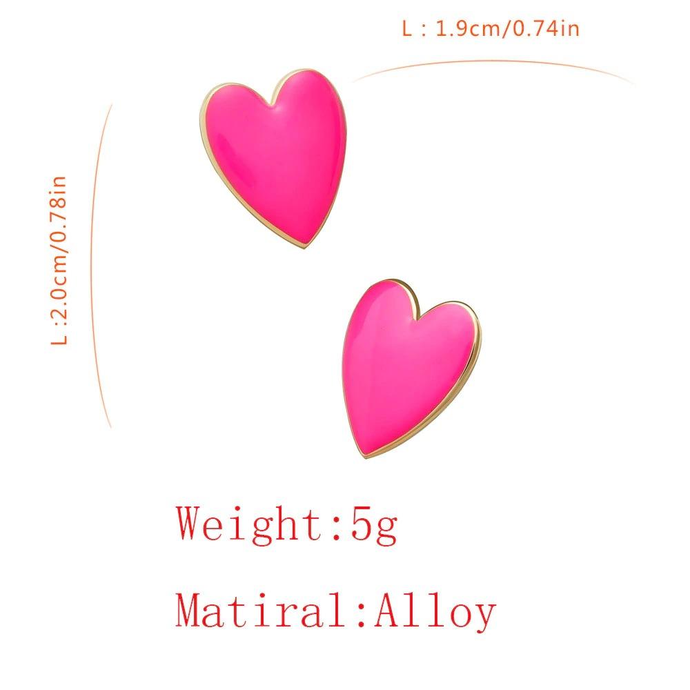 Ohrstecker „Leidenschaftliche Liebe“ in Herzform
