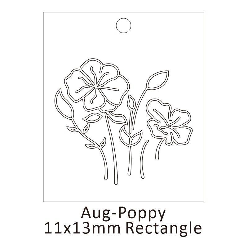 Personalisierte Geburtsblumen-Halskette