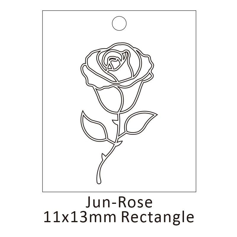 Personalisierte Geburtsblumen-Halskette