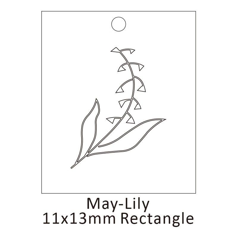 Personalisierte Geburtsblumen-Halskette