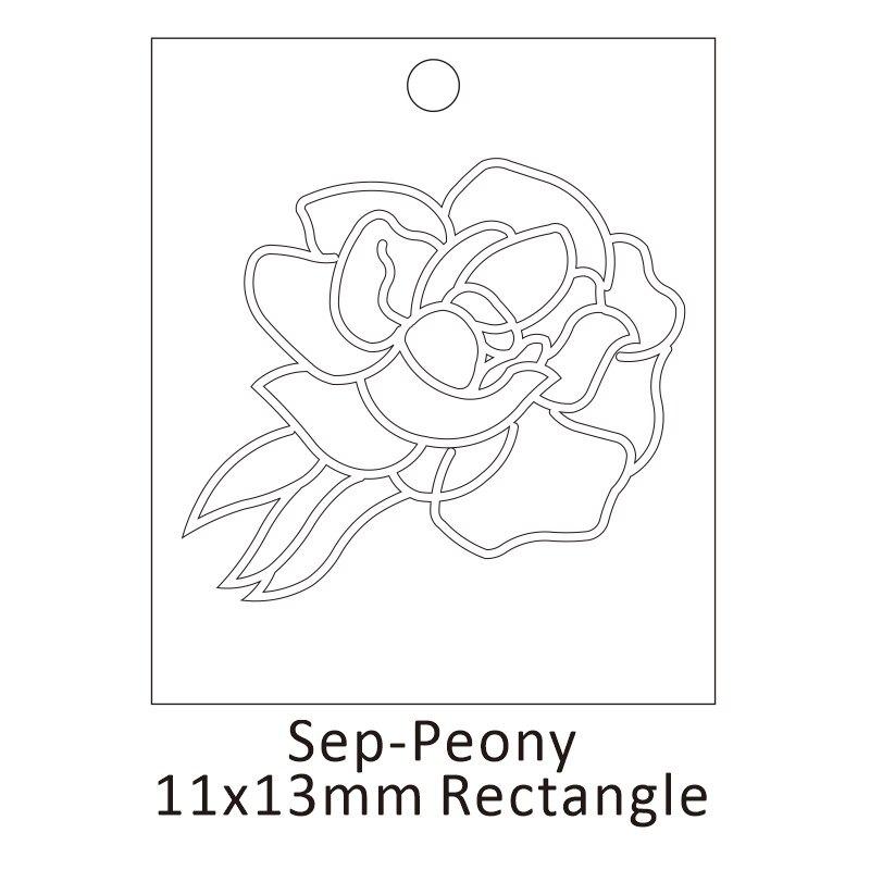 Personalisierte Geburtsblumen-Halskette