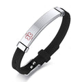 Personalisierte Notfall-ID-Armbänder für Kinder mit medizinischem Logo