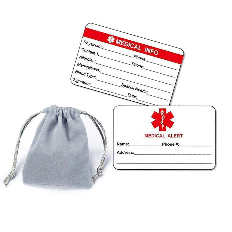 Personalisiertes Notfall-Armband mit medizinischer ID