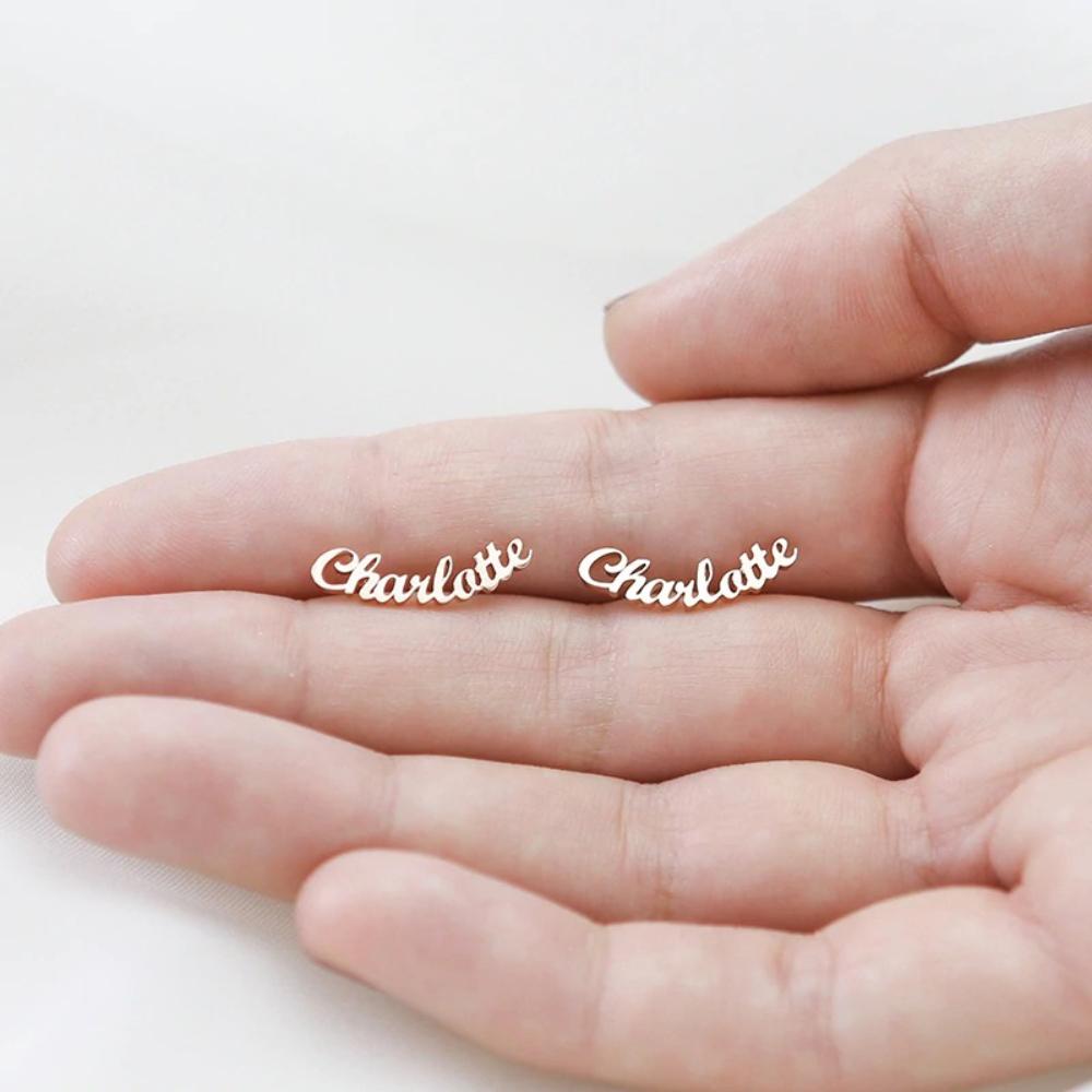 Personalisiertes Schmuckset mit Halskette, Ring und Ohrringen