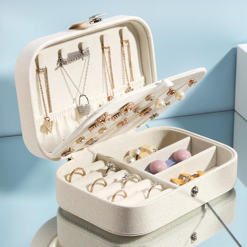 Tragbarer mehrschichtiger Schmuck-Organizer
