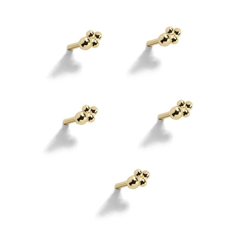 Punk Kristalle Sicherheitsnadel Ohrstecker Set