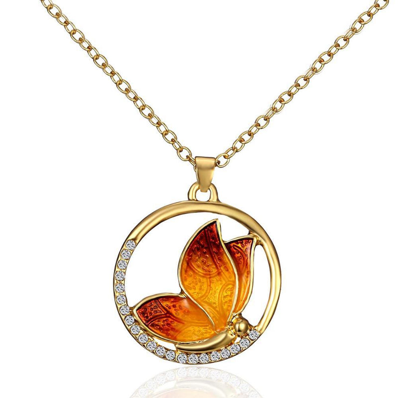 Strahlende und schöne Schmetterlingskette