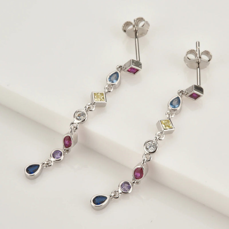 Schmuckkollektion mit Regenbogenkreuz und Zirkonia