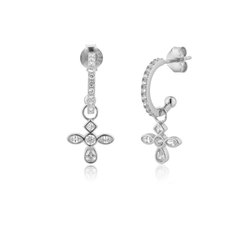 Schmuckkollektion mit Regenbogenkreuz und Zirkonia