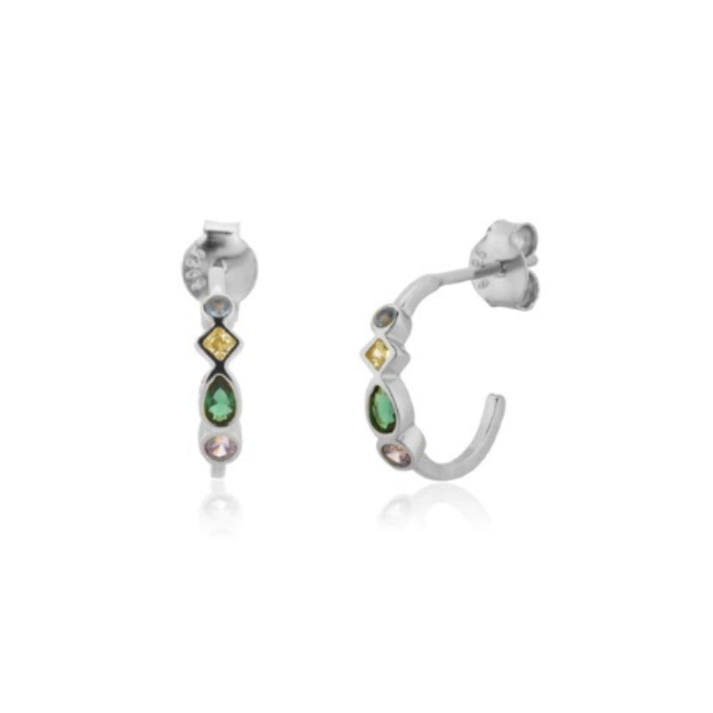 Schmuckkollektion mit Regenbogenkreuz und Zirkonia