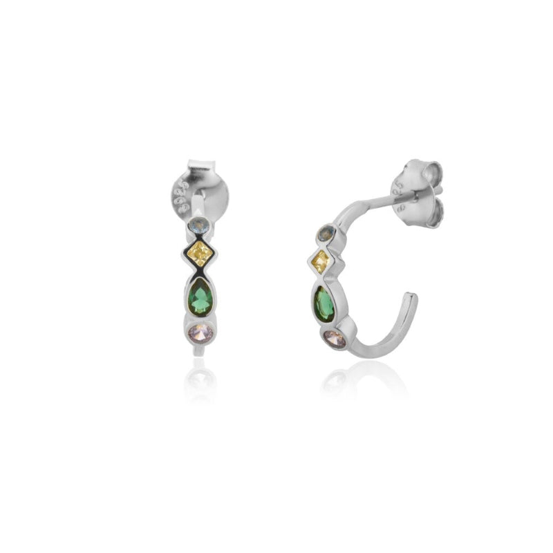 Schmuckkollektion mit Regenbogenkreuz und Zirkonia