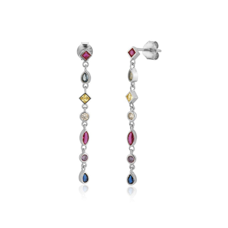 Schmuckkollektion mit Regenbogenkreuz und Zirkonia