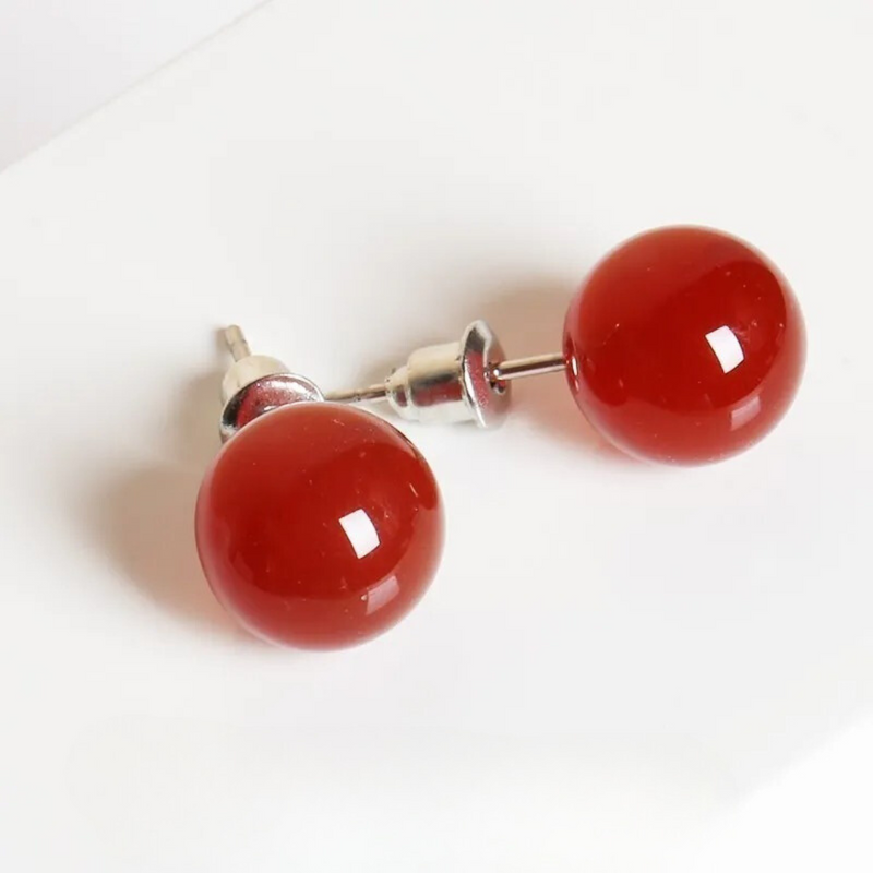 Carmiora - Runde Chic Perlenohrringe in Kreisform