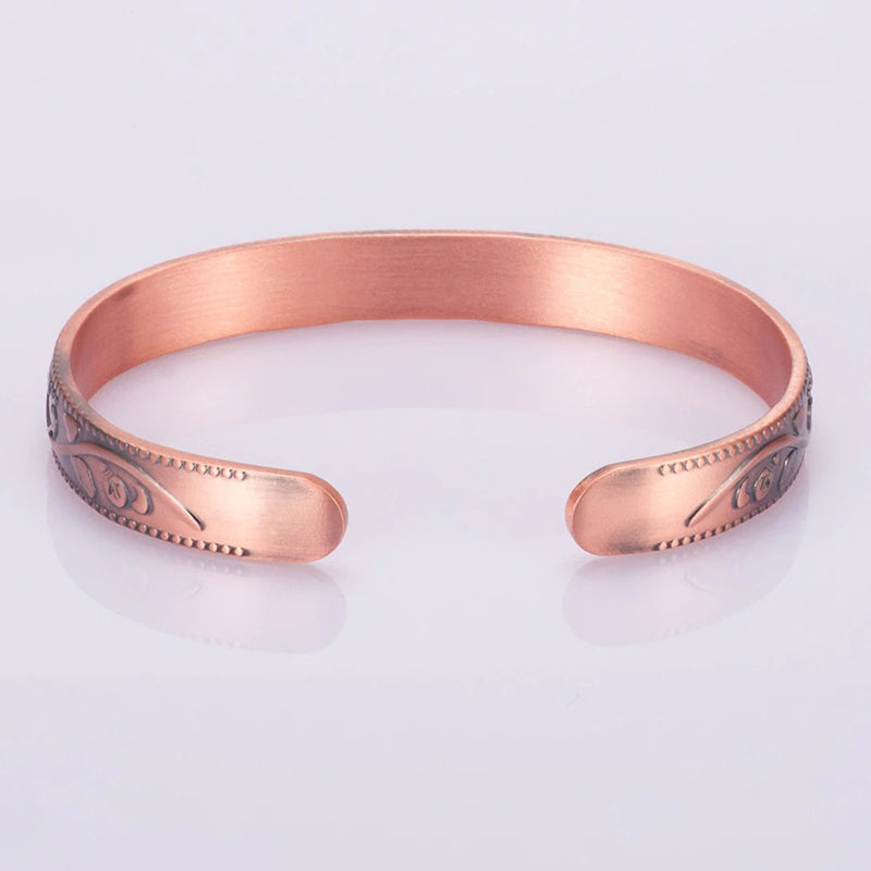 Verstellbare Armbänder mit magnetischer Manschette im Retro-Blumen-Design
