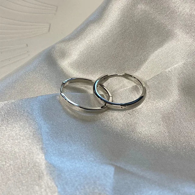 Geometrische Formen Ohrringe in Gold & Silber Extravaganter Look