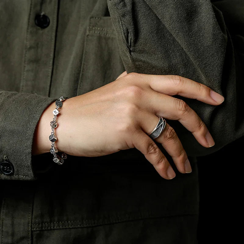 Silberner Wickelring - Verstellbarer Silberring