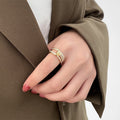 Strass geknotete geometrische Moderinge