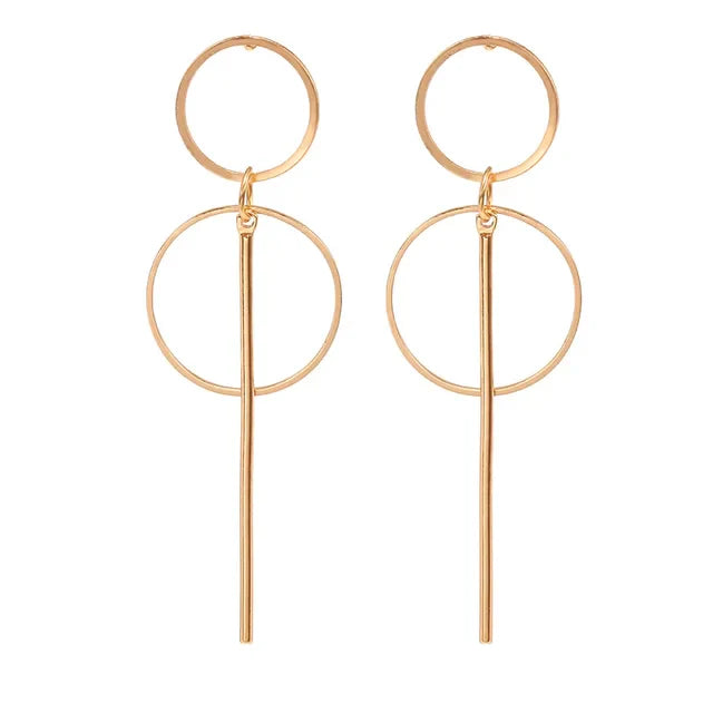 Flacher Kugelohrring mit Hochglanzoberfläche