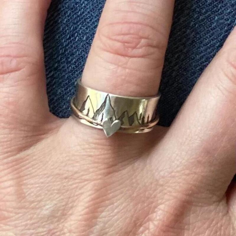 Vintage Berggipfel Zappelring