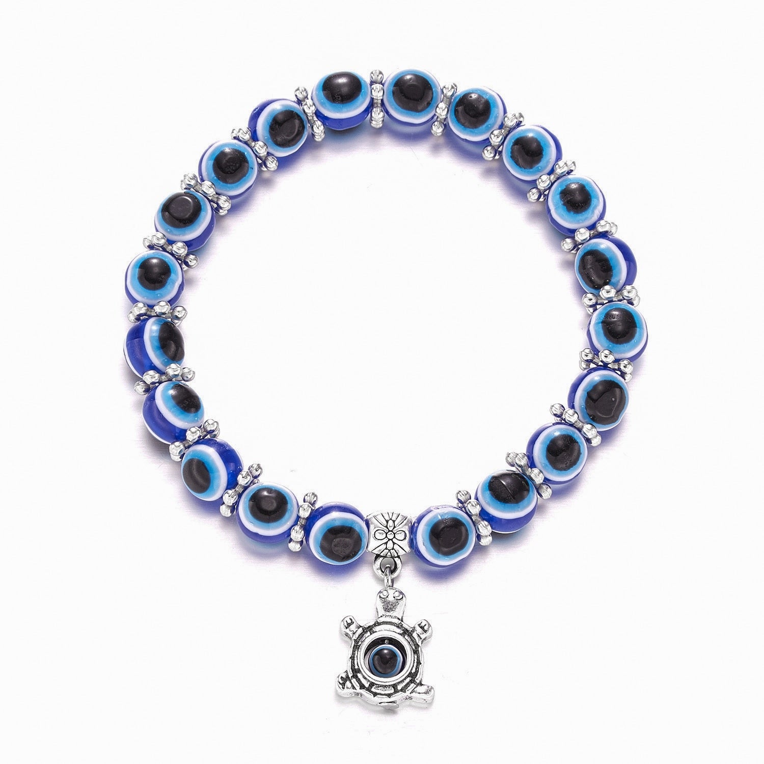 Blaues Böses-Augen-Armband