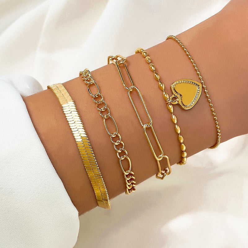 4 Stück Set Luxuriöse Armbänder