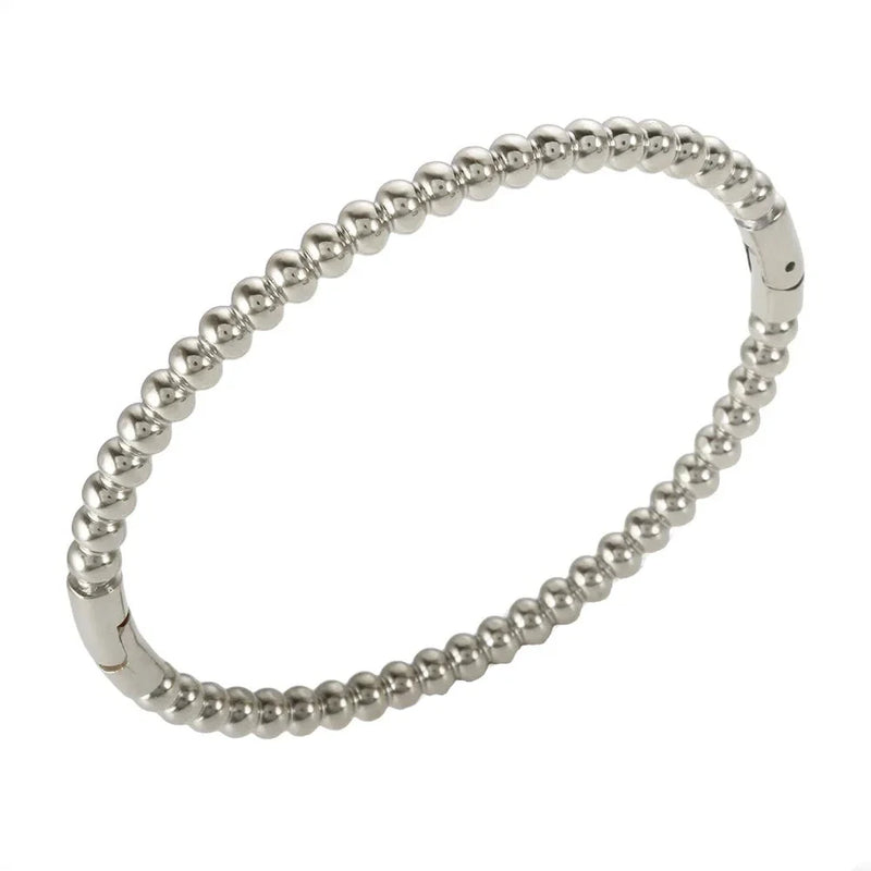 Armreif mit runden Perlen