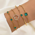4 Stück Set Luxuriöse Armbänder