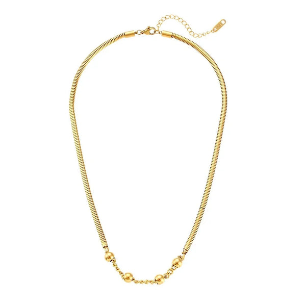 Perlen Schlangenkette Halskette