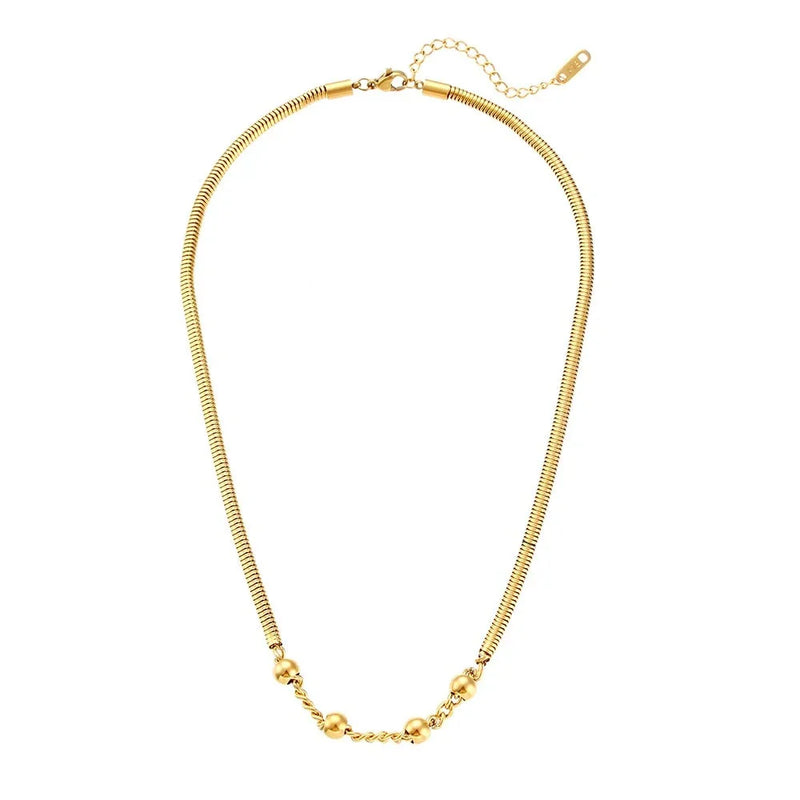 Perlen Schlangenkette Halskette