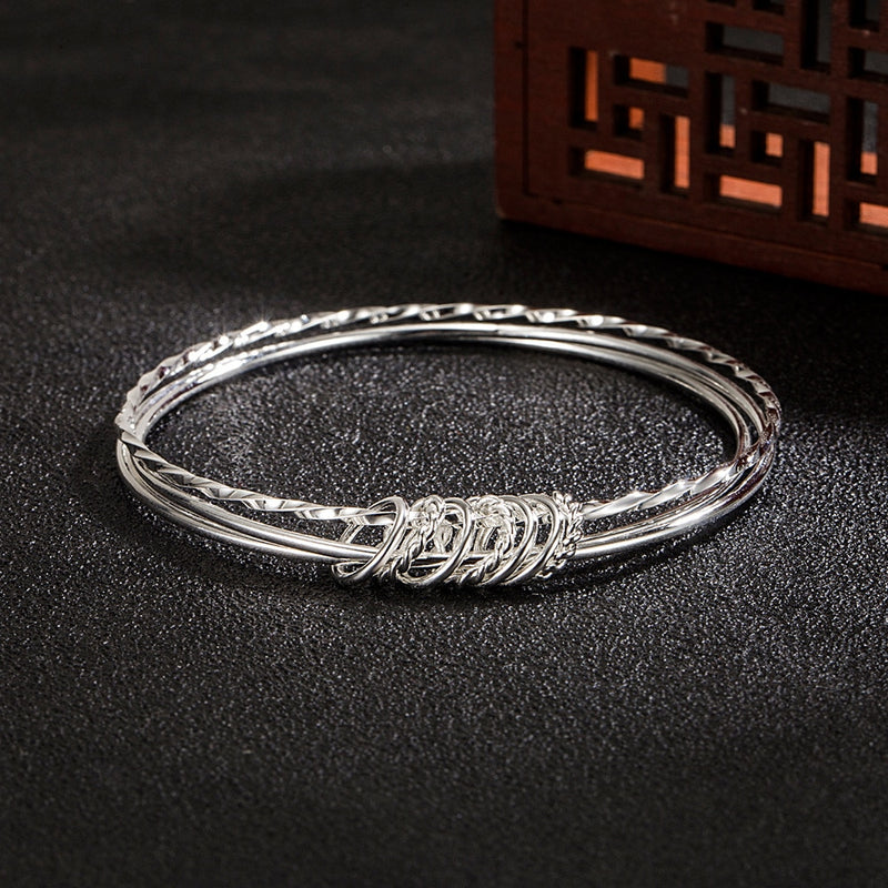 925 Silber Manschetten-Armband